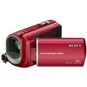 Sony Handycam DCR-SX40 Digital Camcorder, 2.7" LCD Touchscreen, 1/8" CCD, SD, Red