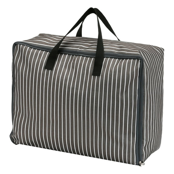 Unique Bargains 1Pack Clothes Storage Moving Bags for Closet Organizers Black 19x10x15.5in