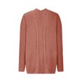 thumbnail image 5 of Tuphregyow Women Cardigan Open Front Oversized Lightweight Sweaters Loose Cardigans Long Sleeve Solid Knit Winter Soft Fashion Outwear Trendy Orange Free Size, 5 of 5