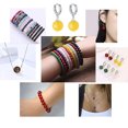 thumbnail image 5 of Cuentas de piedra natural, ojo de tigre, amatista, ágata de lava, jaspe, cuentas redondas sueltas para hacer joyas, pulseras, collares, accesorios, 5 of 5