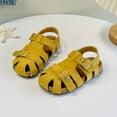 thumbnail image 3 of Mepaouo Boy's Girl's Closed Toe Sandals Toddler Little Kid Summer Cork Footbed Flats Outdoor Shoes, 3 of 9