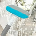 thumbnail image 5 of Multi-Function Spray Brush with Built-in Bottle, Dual-Sided Cleaning Brush for Stubborn Debris & Pet Hair, Gentle Yet Effective Surface Cleaner, 14.56x7.08in Plastic Cleaning Tool, 5 of 5