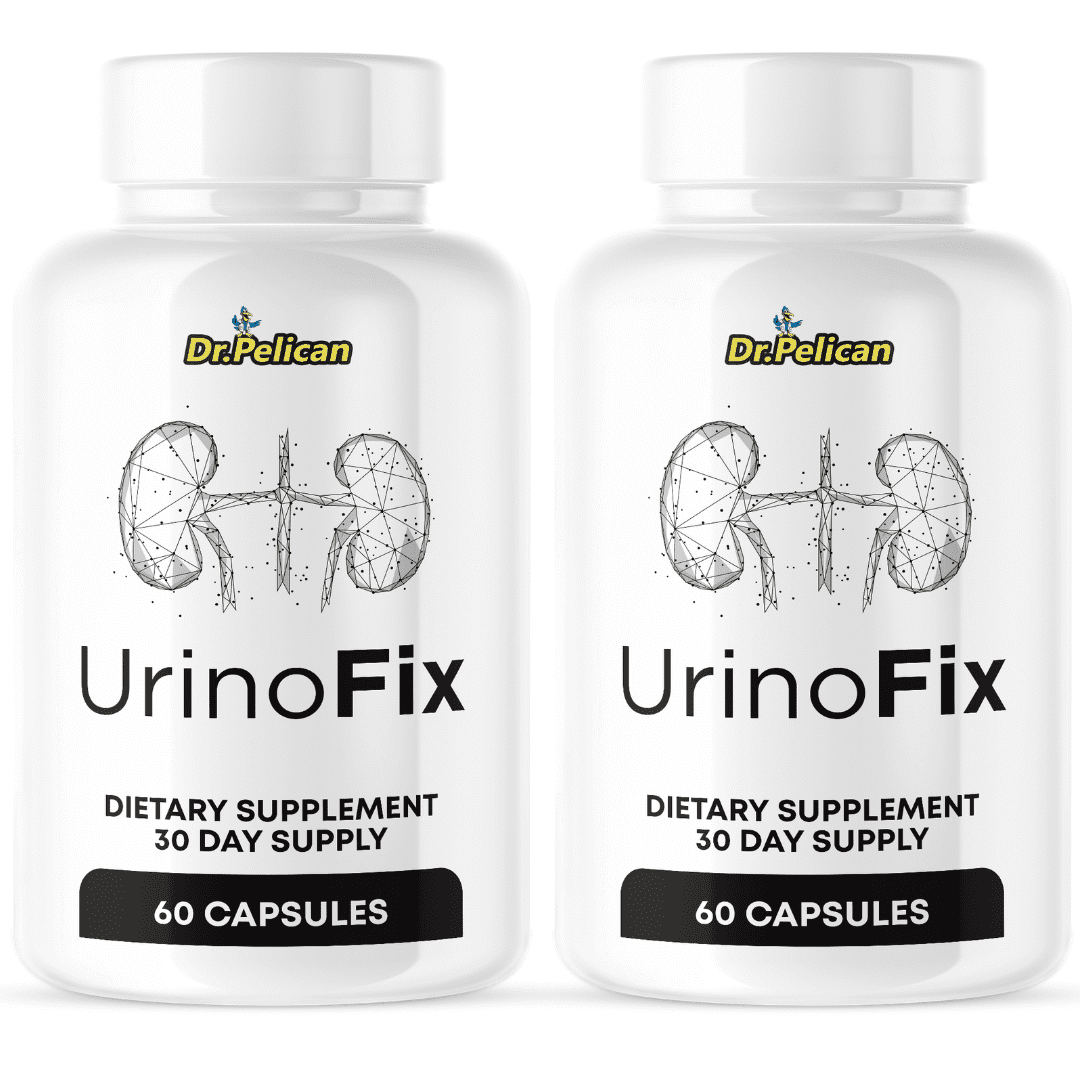 UrinoFix- Prostate Support- 2 Bottles- 120 Capsules