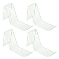 thumbnail image 1 of MasteelfCA 4pcs Transparent Shoe Display Rack Shoes Display Stand Shoe Support for Shopping Mall, 1 of 7