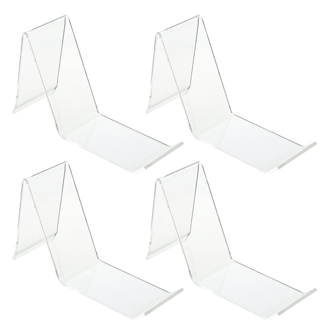 MasteelfCA 4pcs Transparent Shoe Display Rack Shoes Display Stand Shoe Support for Shopping Mall