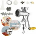 thumbnail image 1 of Aluminum Manual Meat Mincer Grinder Sausage Stuffer Filler Cookie Sausage Tool, 1 of 8