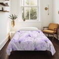 thumbnail image 4 of Purple Flowers Tapestry for Bedroom Wall Hanging Tapestry, Botanical Florals Plants Country Aesthetic Ceiling Backdrop Tapestries Poster Blanket Wall Decor for Teens Room Living Room Dorm 39" x 59", 4 of 8