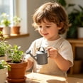 thumbnail image 6 of Mini Kids Watering Can, Sensory Gardening Watering Cans, Small Pouring Tool for Garden Bath Beach Pool Early Learning Play, 6 of 7