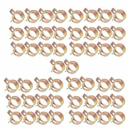 

50Pcs Fastener 5/6/7/8/9mm Spring Clip Fuel Water Line Hose Pipe Air Tube Clamps