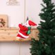 thumbnail image 5 of Santa Claus Climbing On Rope Ladder 2024 New Year Xmas Decor Gifts Christmas Home Pendant Xmas Trees Pendant Hanging Ornament, 5 of 5