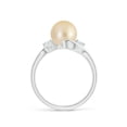 thumbnail image 2 of ANGARA Classic Golden South Sea Cultured Pearl Bypass Ring in 14K White Gold for Women | June Birthstone, Birthday, Anniversary, Jewelry Gift for Women | Pearl Ring, 2 of 9