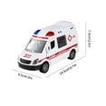 thumbnail image 5 of FurNest Diecast Alloy Ambulance Car Model Toy Vehicle For Kids Gift H, 5 of 9