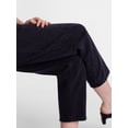 thumbnail image 4 of Scenario Women's and Women's Plus High Rise Barrel Jeans, Regular 28", and Short 26" Inseam, Sizes 0-28W, 4 of 5