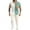 White, variant on VBTAPA Mens Trendy Summer Outfits 2 Piece Short Sleeve Button Down Shirt and Pants Set Color Block Casual Business Sets with Pockets Sales of The Day Green M