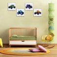 thumbnail image 6 of Boys Room Decor Monster Truck Canvas Wall Art Vintage Car Posters Kids Monster Trucks Wall Decor for Boy Bedroom Nursery Cartoon Watercolor Vehicle Pictures Toddler Playroom 12×12" 4 Pcs, 6 of 6