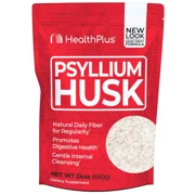 Health Plus Inc 100 Pure Psyllium Husk 24 oz 680 g