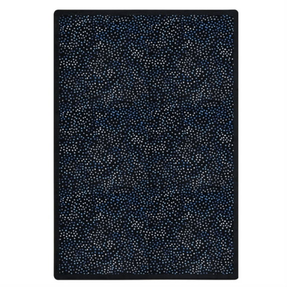 Dots Aglow 10'9" x 13'2" area rug in color Silver