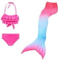 thumbnail image 2 of (2-Pack) Rinsvye Girls Bikini Three Piece Set With Top And Tail Skirt For Beach Vacation, 2 of 4
