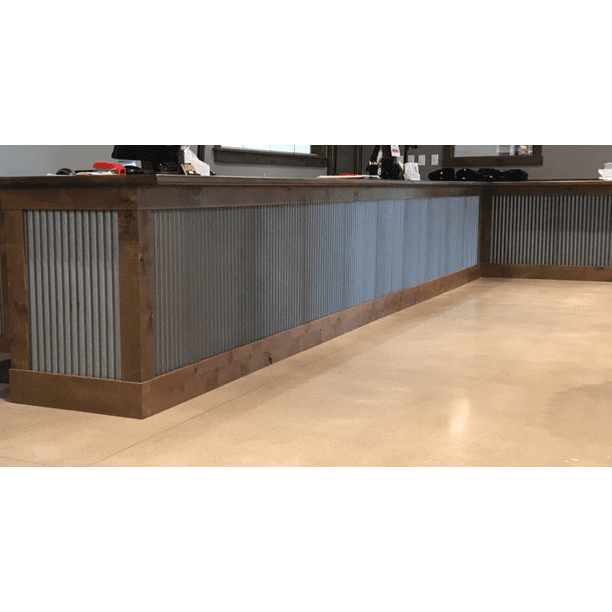 Corrugated Metal Wainscoting Wall Panel, Corrugated Steel Panels For Interior Walls
