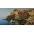 thumbnail image 2 of Obuchovsky, Yury 18x11 Gold Ornate Wood Framed with Double Matting Museum Art Print Titled - Lago Maggiore, 2 of 4