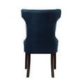 thumbnail image 6 of Posh Living Rebecca Velvet Dining Chair in Navy Blue(Set of 2), 6 of 8