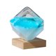 thumbnail image 1 of Storm Glass Weather Forecaster, Crystal Water Cube Weather Station Cloud With Wooden Base, Weather Forecast Bottle Creative Desktop Glass Decor For, 1 of 4