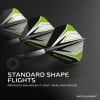 Accudart Steel Tip Dart Set 3.0 - Gunmetal Finish Steel Barrel - Hybrid Grip - Polycarbonate Shafts - Standard Shape Flights - Drop In Case Stores Fully Assembled Darts