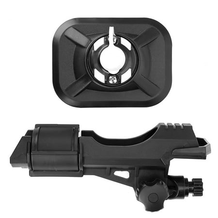 Black Adjustable Direction Fishing Rod Canoe Mount Bracket Support Base