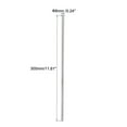 thumbnail image 2 of Uxcell 304 Stainless Steel Round Rods 6mm x 300mm for DIY Craft, 4Pcs, 2 of 5