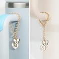 thumbnail image 4 of TNOBHG Milk Tea Cup Pendant 2pcs Butterfly Letter Charms for Tumbler Name Id Handle Charms Heart Shape Identification Cup Accessories Milk Tea Pendant, 4 of 8