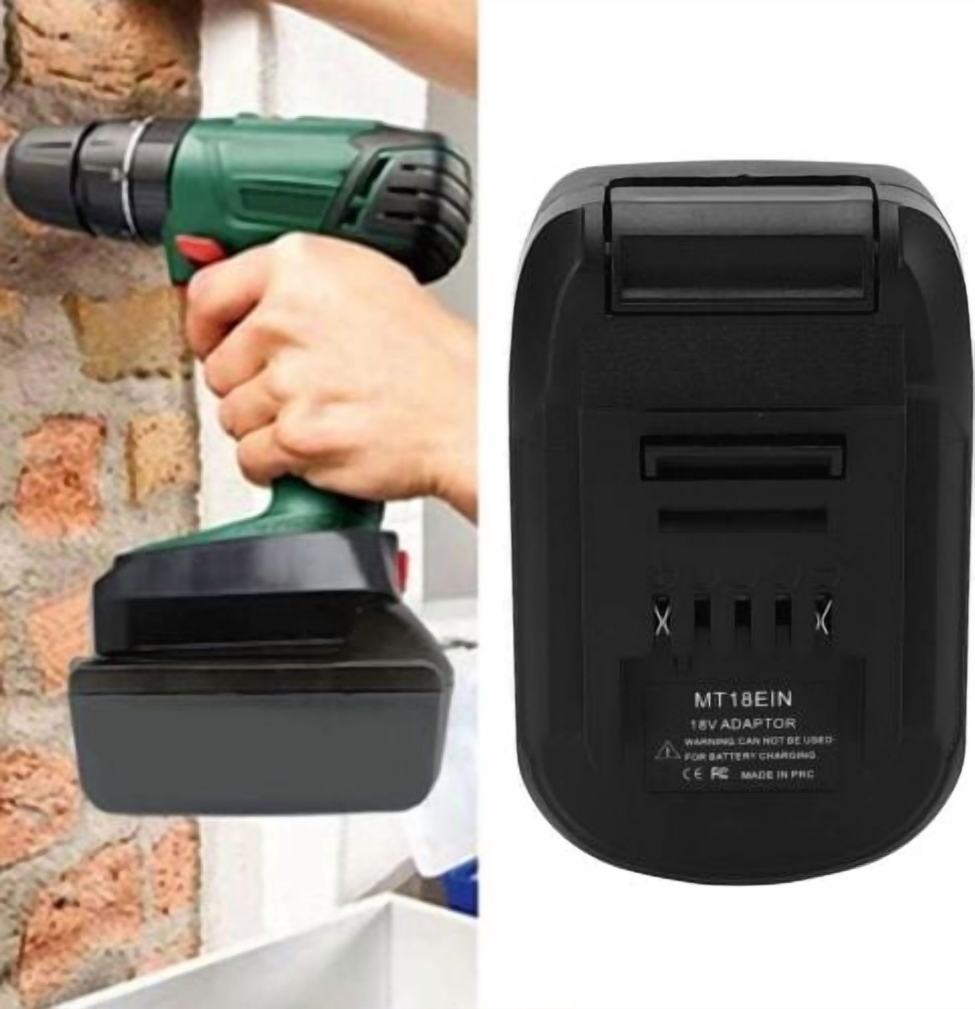 18V Battery Adapter for Dewalt DCB200 DCB201 Milwaukee Convert to for Einhell