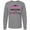 AC-Heather Grey, variant on Inktastic My Grandma is a Survivor Breast Cancer Awareness Long Sleeve T-Shirt