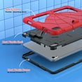 thumbnail image 4 of Jiahe Cover for iPad 10th Generation 10.9" 2022 Shockproof EVA Slim Lightweight Handle Kickstand With Pencil Holder Kids Friendly Case, Red, 4 of 8