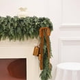 thumbnail image 6 of 10Pcs 20"x8" Velvet Christmas Tree Bows, Vintage Ribbon Tree Topper Bows, Ornaments for Staircase Garland Wreath Holiday Home DIY Crafts Christmas Decorations( Light Brown ), 6 of 11