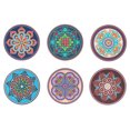 thumbnail image 2 of Posavasos redondo antideslizante resistente al calor Creative Home, almohadilla de aislamiento térmico de silicona, alta temperatura, impermeable, antideslizante y antiescaldadura, 2 of 8
