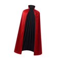thumbnail image 2 of Capa de Halloween larga y versátil, disfraz de cosplay para suministros de fiesta, vestido elegante Negro Rojo, 2 of 9
