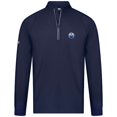 thumbnail image 2 of Men's Levelwear Navy Edmonton Oilers Theory Insignia Core Quarter-Zip Pullover Top, 2 of 3