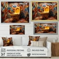 thumbnail image 4 of Designart "Toilet Bold Bathroom Modernity" Bath & Laundry Floater Framed Wall Art Living Room, 4 of 7