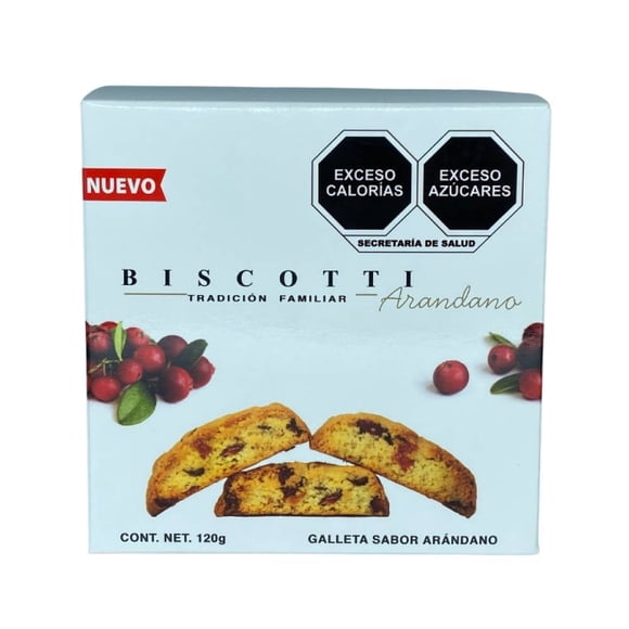 Galletas Biscotti sabor arándano 120 g