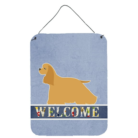 Cocker Spaniel Welcome Wall or Door Hanging Prints