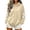 Beige, variant on Hoodies for Women Halloween Long Sleeve Sweatshirt Classic Print Zip Casual Tops With Pockets Fleece Lined
