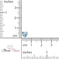 thumbnail image 4 of 0.75 ct 6.0x6.0mm Heart Cut Natural Blue Aquamarine March Birthstone, 4 of 5