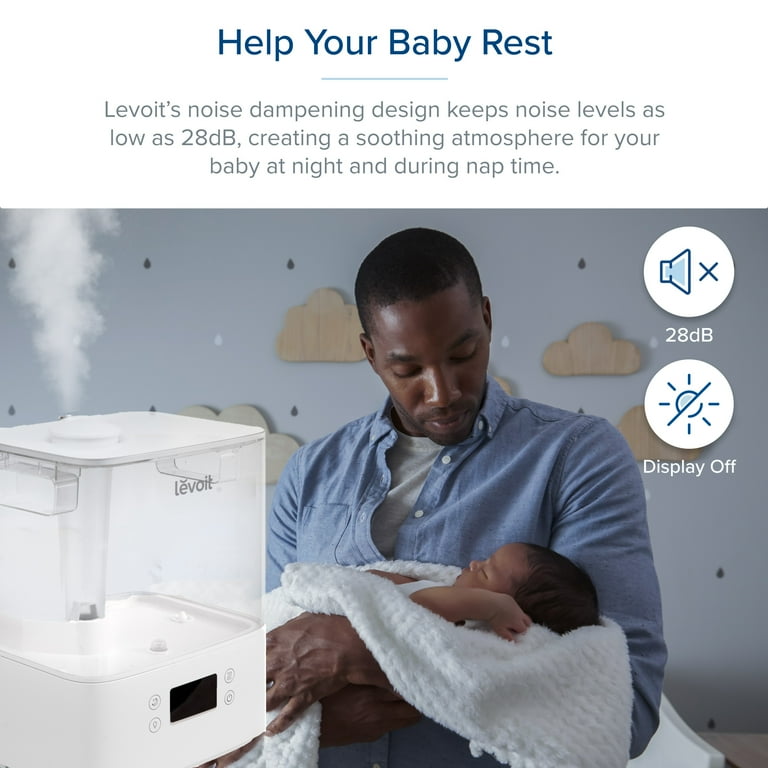 Levoit 6L 250 sq ft Cool Mist Humidifier for Room White