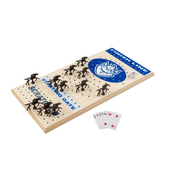 Handcrafted SLU Billikens Maple Horseracing Party Board Game from Across the Board