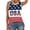 AB150 OTHER, variant on Bainana Women Summer Casual Anniversary T Shirts USA Flag Print Crewneck Sleeveless Tank Top Ladies America 4th Of July 250 Years Birthday Graphic T-Shirt Size L