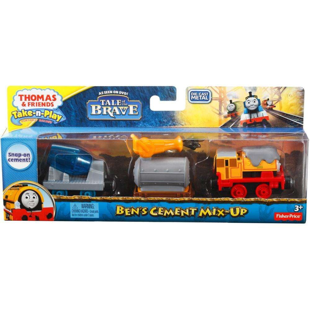 Fisher-Price Thomas /& Friends Take-n-Play Bens Cement Mix-Up