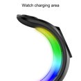 thumbnail image 2 of Soporte de escritorio para cargador inalámbrico magnético QC3.0, soporte para auriculares para iPhone Airpods, 2 of 8