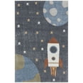 thumbnail image 3 of Nourison Astra Machine Washable 2'2" x 4' Sky Blue Kids Indoor Rug, 3 of 8