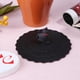 thumbnail image 3 of Sywqhk Tapa de silicona para taza, resistente al calor, a prueba de fugas, reutilizable, cubierta sellada (gato negro) Sywqhk Para estrenar, 3 of 6