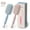 Blue+Pink, variant on Retractable Cushion Massage Comb for Detangling & Scalp Care, Self-Cleaning Retractable Bristles Brush with Air Cushion, Anti-Static Hair Tool for Home & Travel
